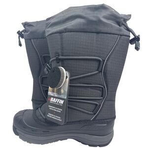 Baffin Snowgoose Winter Boots Womens 7 Tundra Rated Insulated Waterproof Black